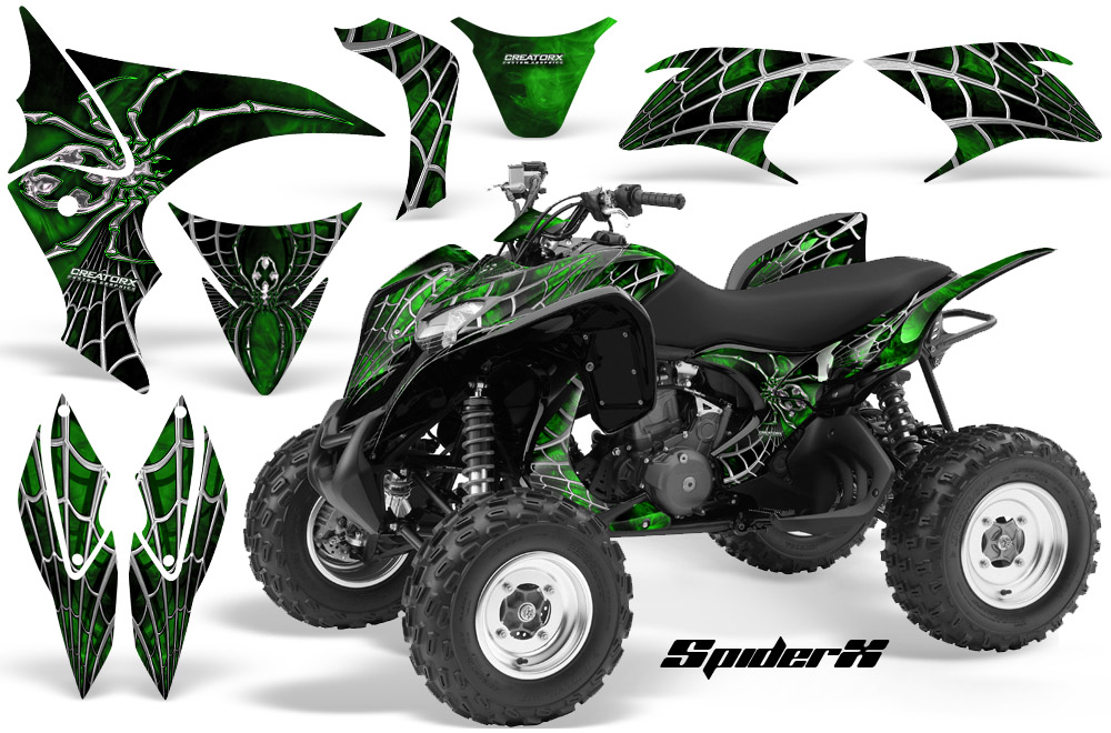 Honda TRX700XX 2008 Graphics Kit SpiderX Green